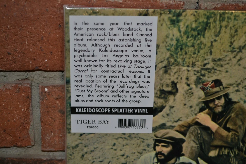 CANNED HEAT - Kaleidoscope Live At Topanga Corral Ltd SPLATTER VINYL LP Gatefold - Image 2 of 4