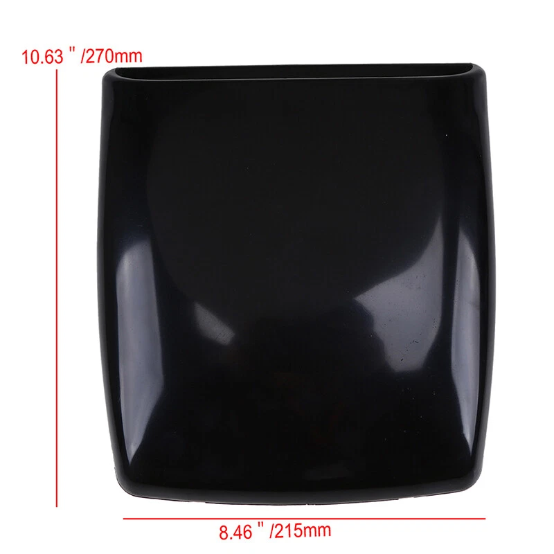 Capa adesiva universal preta para carro decoração automática fluxo de ar entrada colher capô ventilação - Imagem 3 de 4