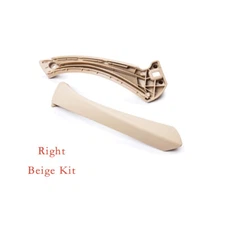 2PCS Right Interior Door Pull Handle Cover Beige For BMW 3 Series 04-2012