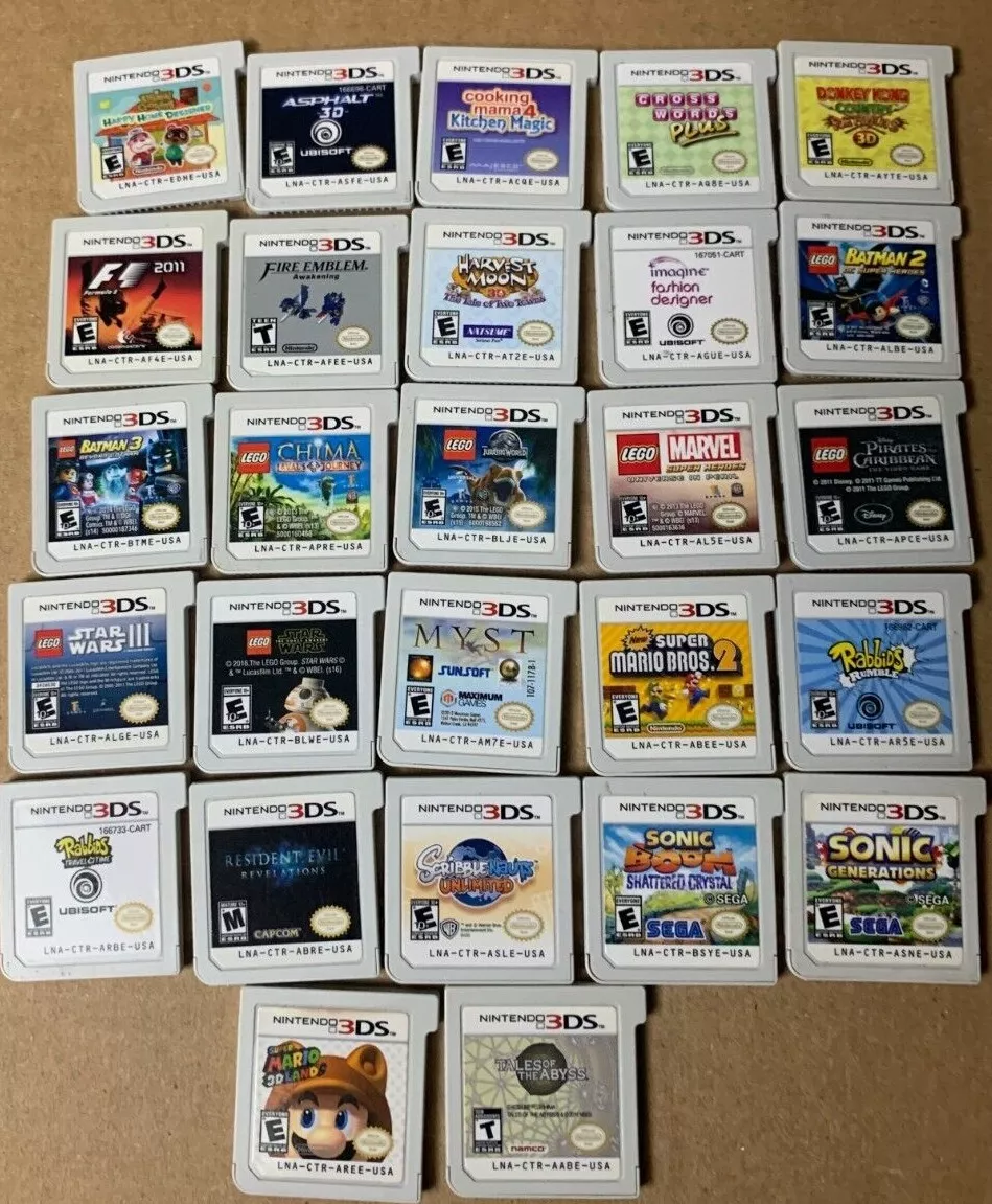 Nintendo 3DS Games Cartridge Only Pick your favourites from the