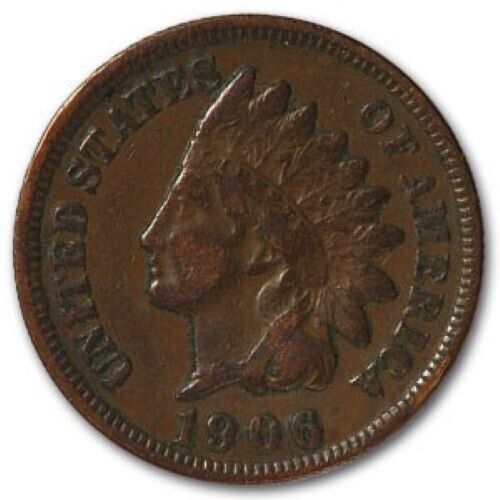 1906 P - Penny testa indiana - G/IN PERFETTE CONDIZIONI - Foto 1 di 1