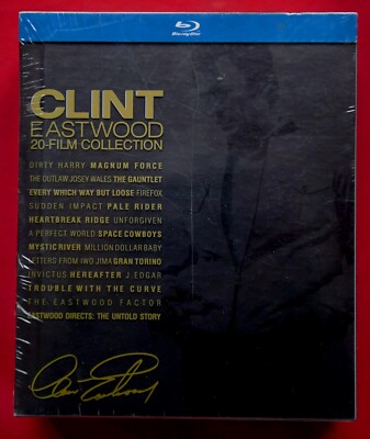 CLINT EASTWOOD - 20 FILM BLU-RAY COLLECTION - BOX SET - SEALED