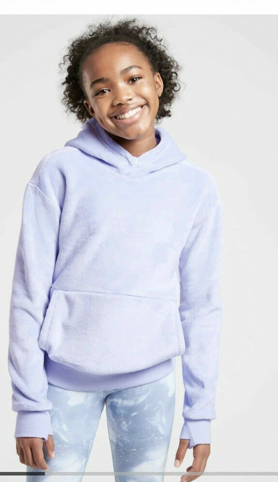 Girls light blue hoodie hot sale