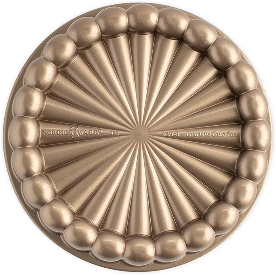 Nordic Ware Charlotte: Kuchenform Kegelbund Cake 6cups (1,42Lt) cm.22 Made USA - Bild 2 von 4