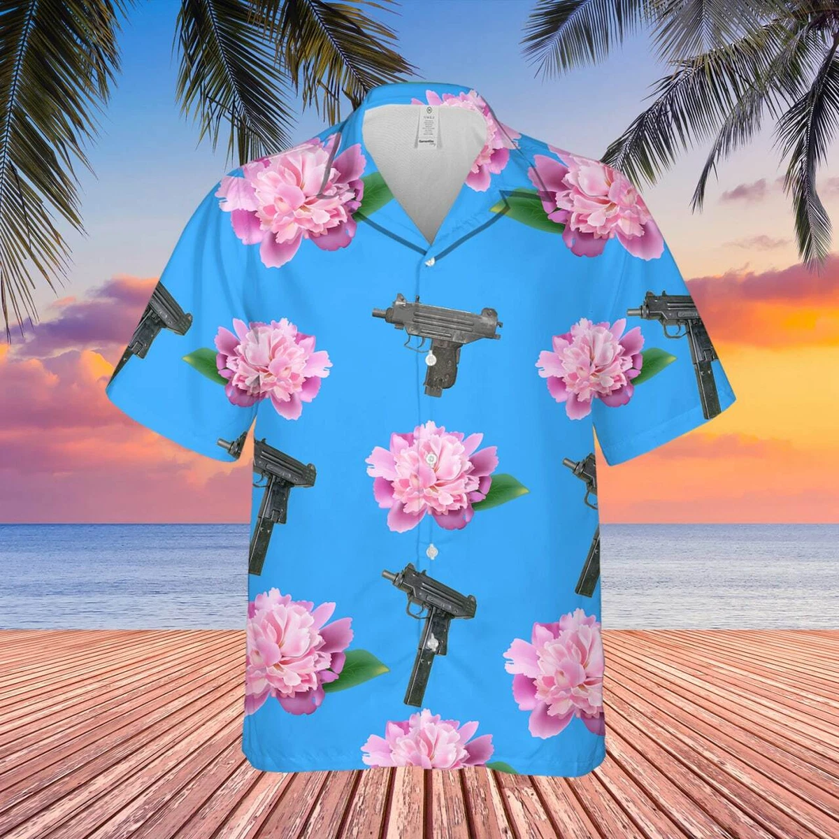 Louis Vuitton Multicolor Flower Logo Hawaiian Shirt And Beach