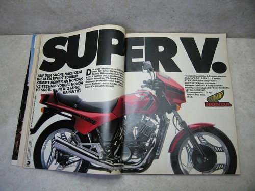 Zeitschrift Motorrad Heft 10 von 1985 Test z.B. Honda VF 1000F (109) - Bild 2 von 11