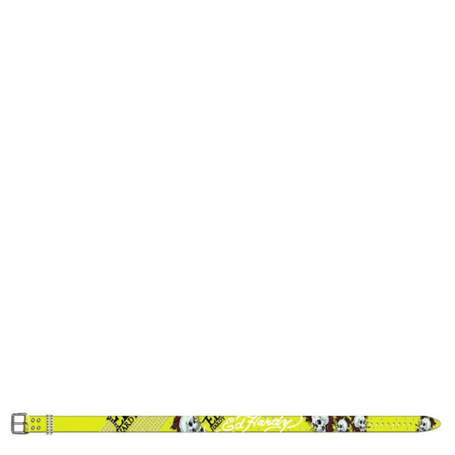 Ed Hardy EH3240 Roses Skull & Studs Kids-Girls Leather Belt - Picture 4 of 4