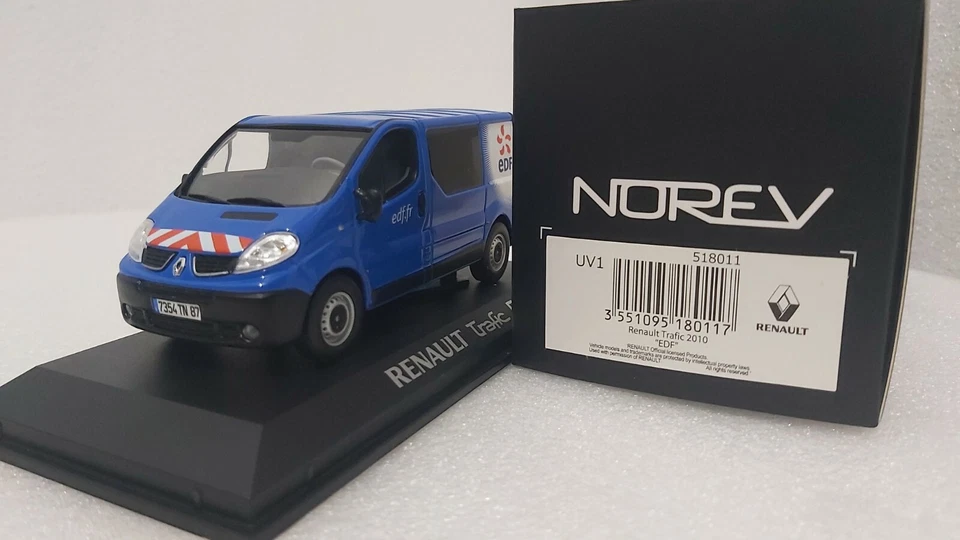 Renault Trafic 2010 "EDF" 1:43 Norev 518011 EXTREMELY RARE - Image 4 of 4