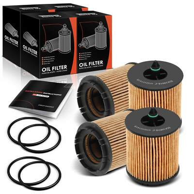 4x Engine Oil Filter for Chevrolet Equinox Malibu GMC Terrain Buick Saturn Olds