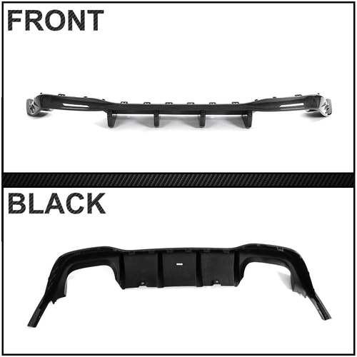 Difusor de carbono alerón faldón trasero enfoque difusor trasero para VW Golf R Golf 8 MK8 - Imagen 10 de 11