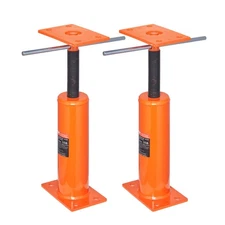 2PCS Adjustable Floor Jack Post House Floor Leveling Lift 12"-16" Height New }