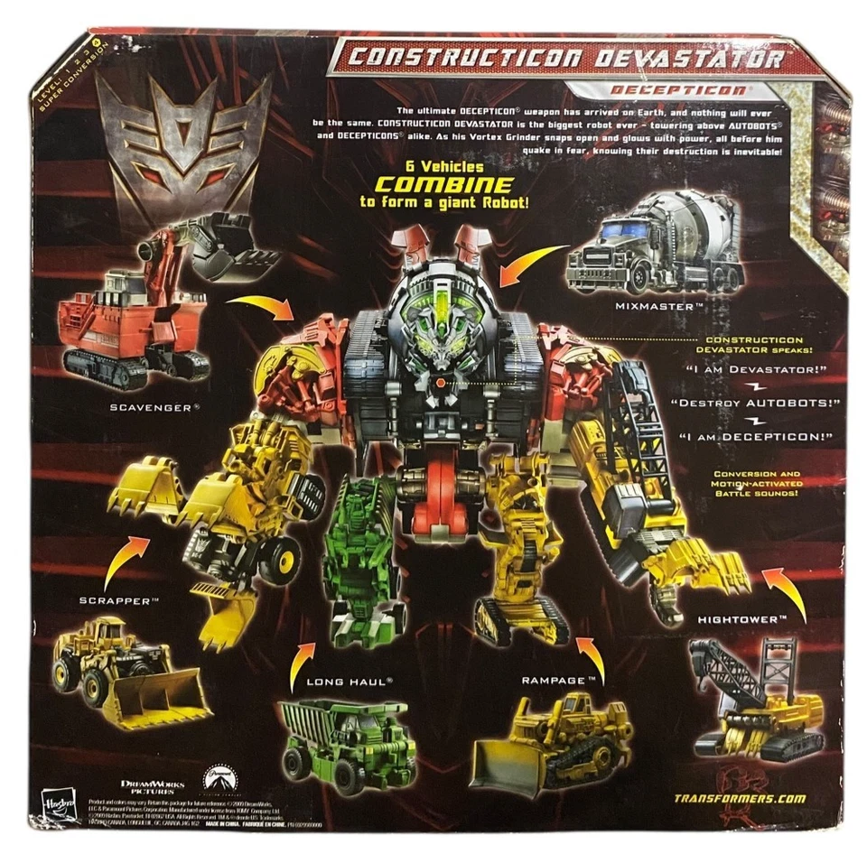 Constructicon Devastator Transformers Revenge of the Fallen Figure Set NEW 2009 - Image 2 of 4