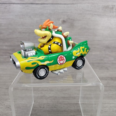 #ad Bowser Mario Kart Pullback Racer Car Japan Import 2008 Nintendo Toy Muscle Car $25.00