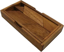 K Letter With Wooden Box - Wooden Puzzle