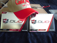 WILSON STAFF DUO GOLF BALLS 21 BALLS. AND 3 OTHER PLUS COSTA MAYA CAP NEW
