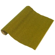 1.1 Yard Artificial Grass Mat Fake Yellow Green Turf Roll for Landscape Decor...