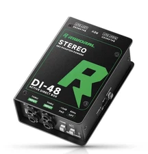 Direct Box with Dual 1/4” High-Impedance Stereo Inputs Di Boxes Support For G...