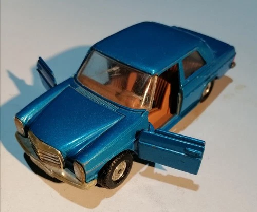 Corgi Blue Mercedes Benz 240D Die-cast Model Car Vintage