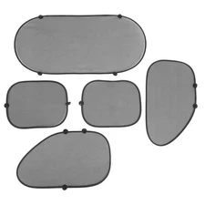  5 PCS Windscreen Sun Shade Drivers Side Window Car Sunshade Cover Mesh