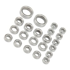 22Pcs RC Bearing Kit Stainless Steel 5 Different Sizes RC Car Bearings BA