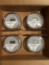 Lot Of (4) Itrón Electric Meters 120V / 30TA