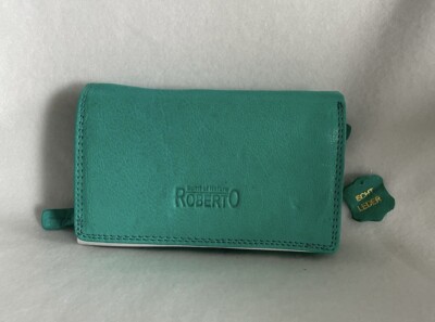 Geldbörse Damen Roberto Spirit Of Nature Echt Leder Neu Türkis Portemonnaie