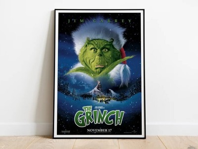 How the Grinch Stole Christmas, Ron Howard, Jim Carrey, 2000 - HQ Movie Poster