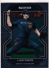 2022 PRIZM DRAFT RC LIAM SIMON SAN FRANCISCO GIANTS ROOKIE BASEBALL #-878
