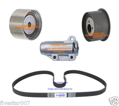 TIMING Belt AND TENSIONER +LEFT & RIGHT x2 IDLER Relay Roller Kit for Audi A4 A6