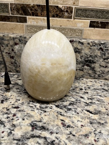 WAC Lighting QP946-AL/DB Alpa Quick Connect Pendant Natural Alabaster Shade - Picture 3 of 11