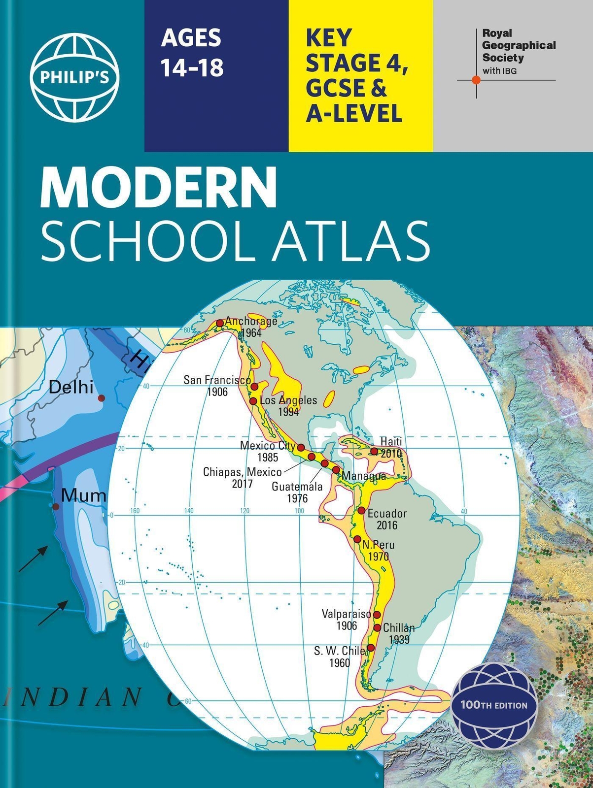 Thumbnail - Philip's Rgs Modern School Atlas | 100th Edition | Philip's Maps |