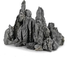 11 LB Natural Slate Stone Rocks 3 to 8 inch Fish Tank Decor Rocks for Tank Decor