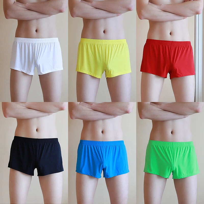 Men See Through Underwears Briefs Pants Transparent Boxer Underpants 6 Color