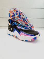 Under Armour Spawn 5 LE Blue Pink Black 3026758-001 Basketball Sneakers Men's 12