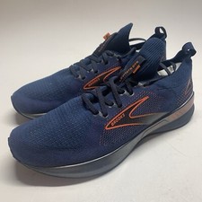Brooks Levitate StealthFit GTS 5 Low Men’s Size 10.5 D Blue Orange 1103721D434