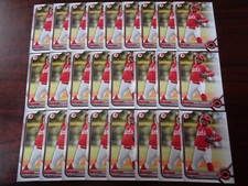 2022 Bowman Draft Kenya Huggins #BD-140 1st Year ROOKIE CARD Lot of 25-REDS