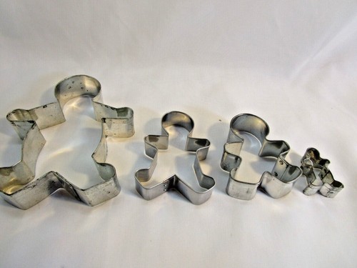 People Cookie Cutters Different Sizes Lot of 4 - Picture 2 of 4
