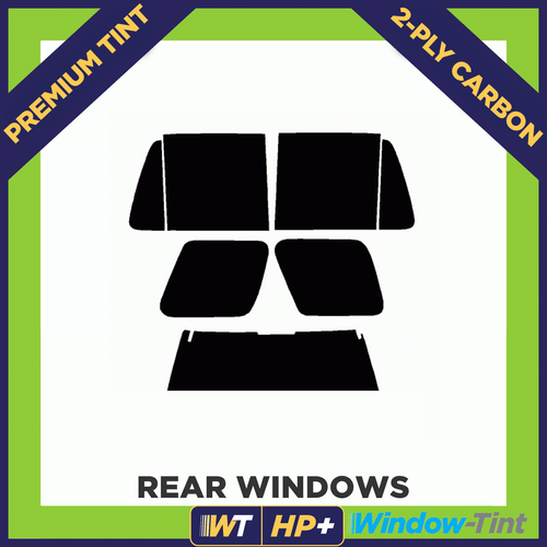 For Honda CR-V 5-door 97-01 Carbon Pre Cut Window Tint 20% Dark 2-ply HP+ - Picture 2 of 10