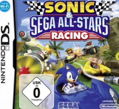 Nintendo DS 3DS Sonic Sega All Stars Racing  