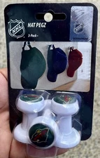 Minnesota Wild TEAM PRO MAX HAT PEGZ 3-Pack , New