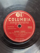 78 RPM Gloomy Sunday Night And Day Billie Holiday Columbia 38044