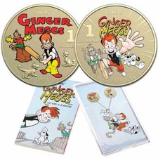 2021 1 Centenary Of Ginger Meggs Unc Two Coin Set By Royal Australian Mint