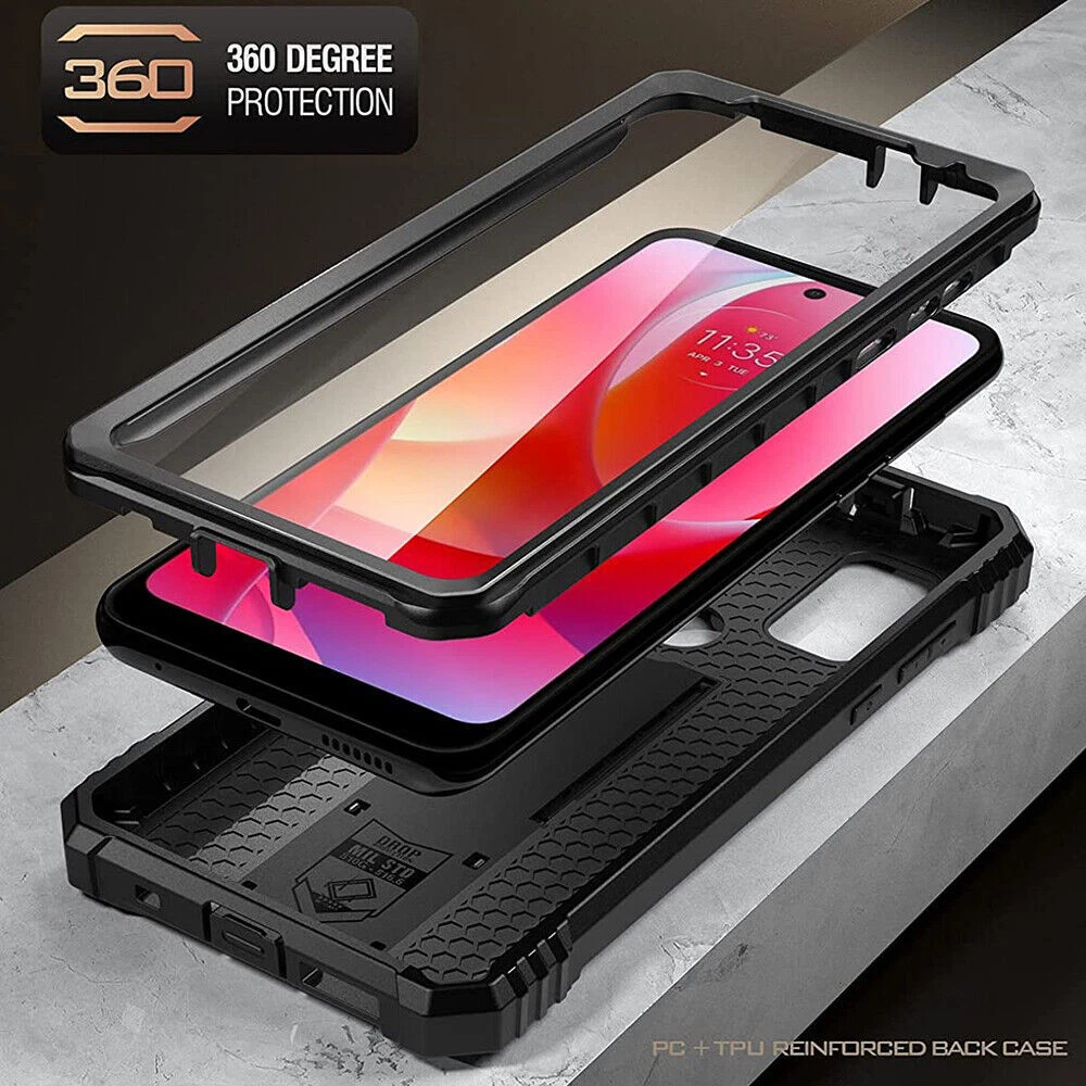 HualuBro Cover per Motorola One Zoom, Flip Cover a Libro in
