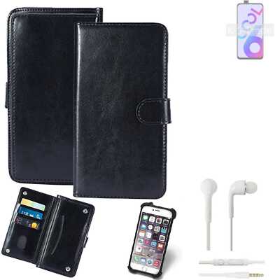 Handy Hülle für Coolpad Cool 6 + Earphones Flip Case Schutzhülle Klapp Tasche