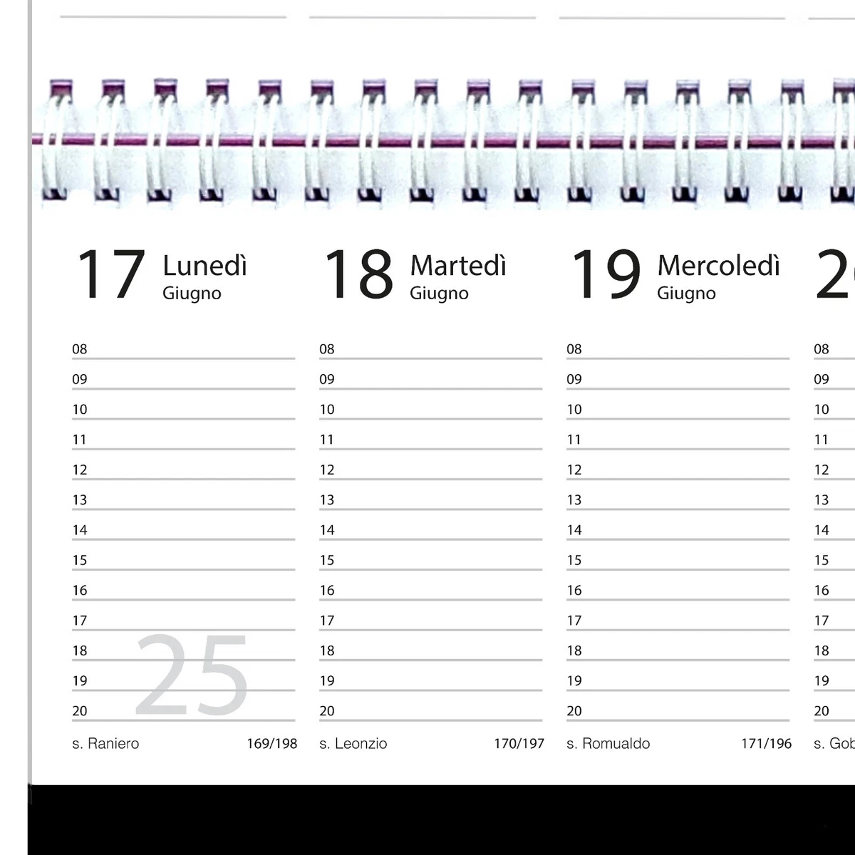 2024 FACILE VISTA Agenda Settimanale Calendario Con 5 Colonne EUR 7,77 -  PicClick IT