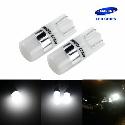 2x Ampoule T10 W5W SAMSUNG LED Blanc Éclairage Intérieur Veilleuse Lampe Peugeot