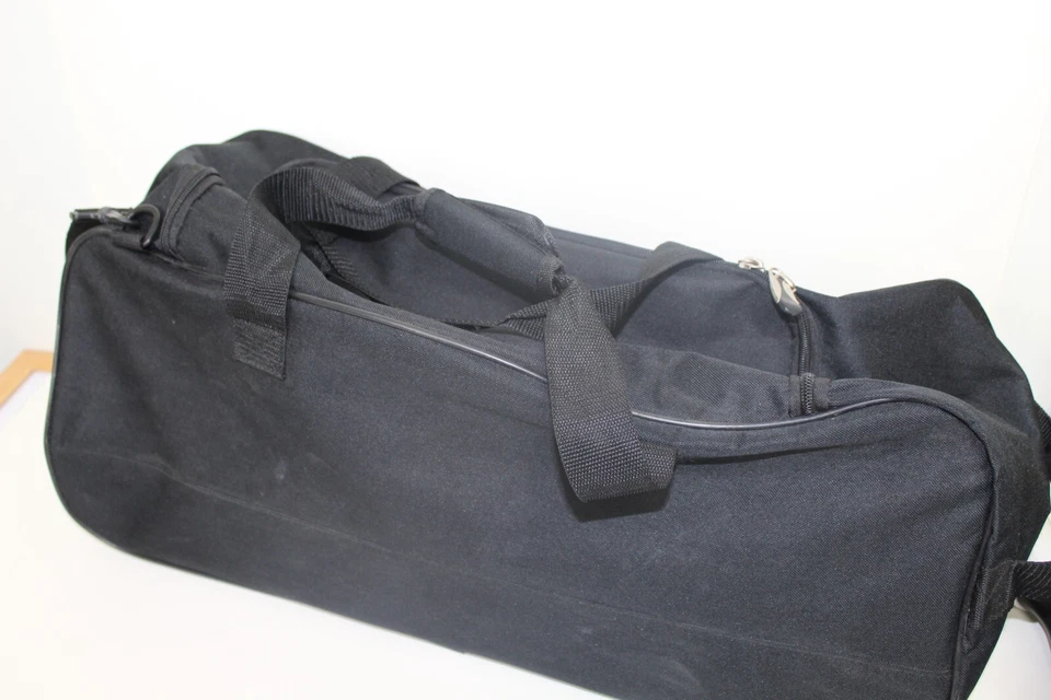 Bolso de Lona Embark Rolling Negro Correa para el Hombro o Ruedas Bolsillos 24 x 10 " Foto 4 de 4