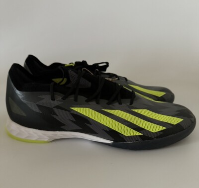 adidas Men s 9.5 X CRAZYFAST Injection.1 Indoor Soccer Shoes Black IG6272 NEW