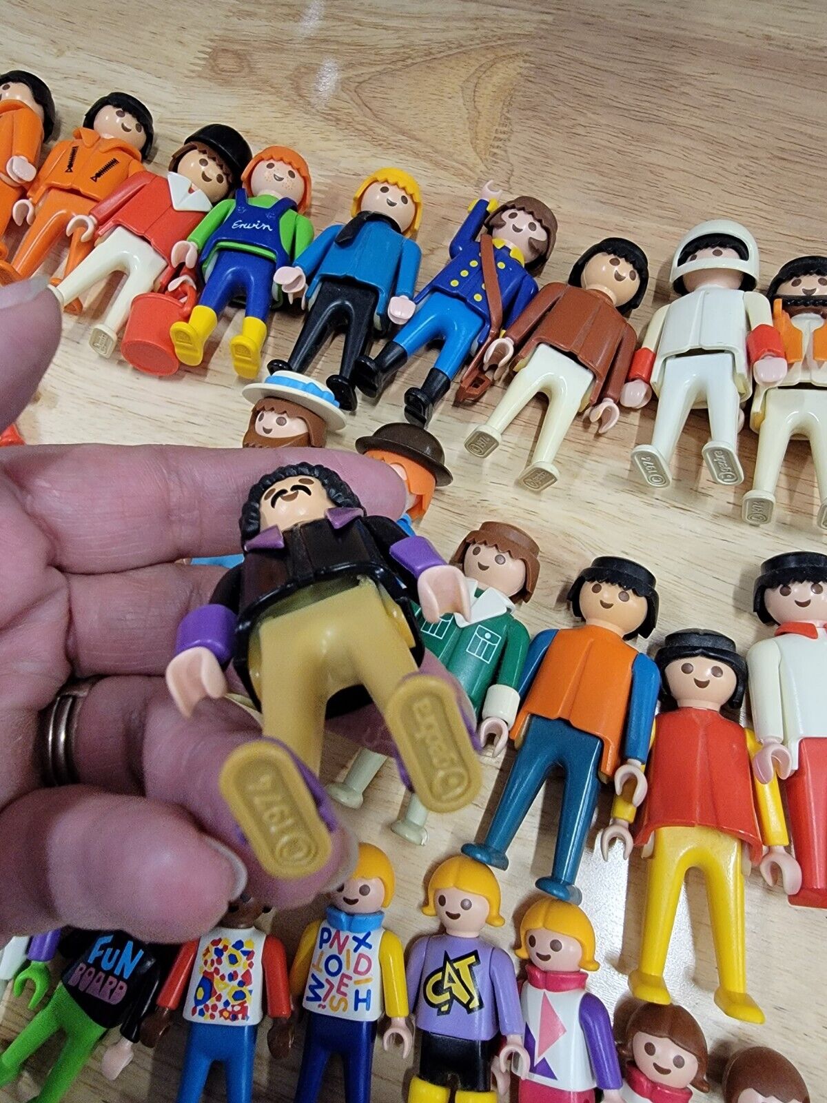 Lote Playmobil Sorveteiro Crianças Bonecos Geobra Trol