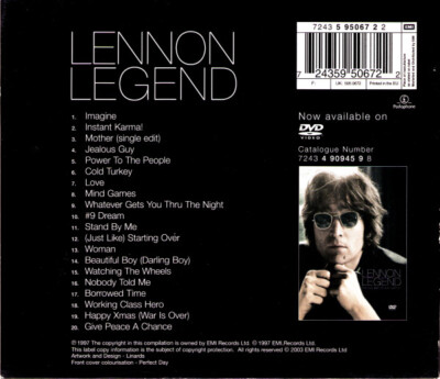 John Lennon - Lennon Legend (The Very Best Of John Lennon) (CD